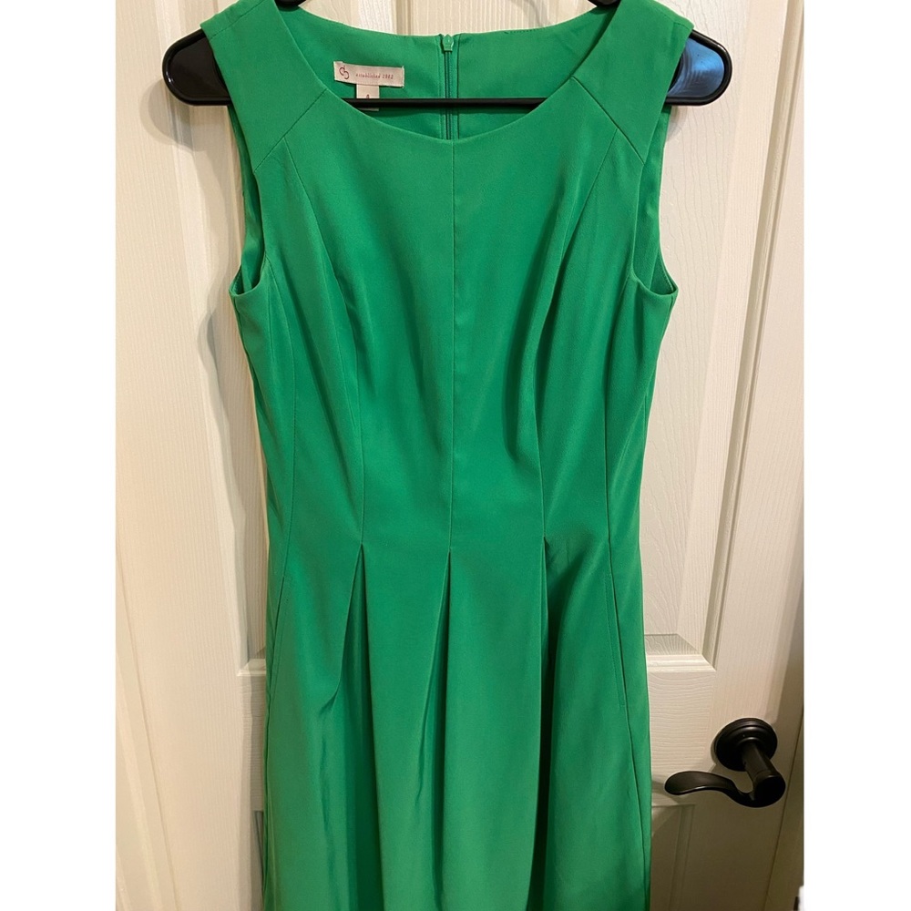 Kelly Green Midi Dress, Size 4